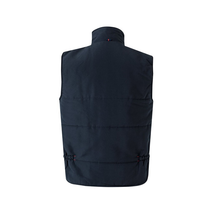 VL NERGAL. Colete acolchoado, bicolor multibolsos (120g/m²), em poliéster (100%)