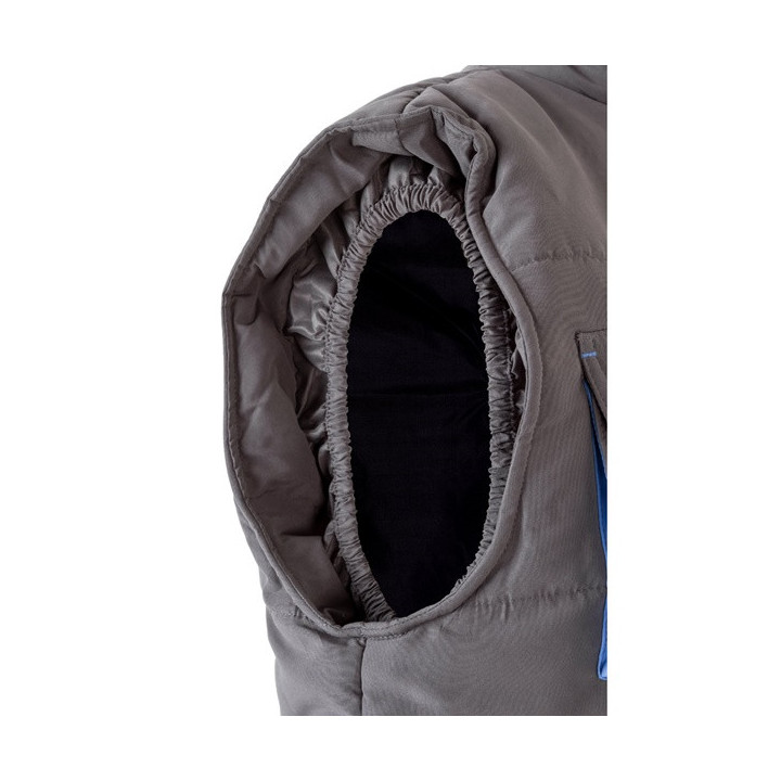 VL NERGAL. Colete acolchoado, bicolor multibolsos (120g/m²), em poliéster (100%)