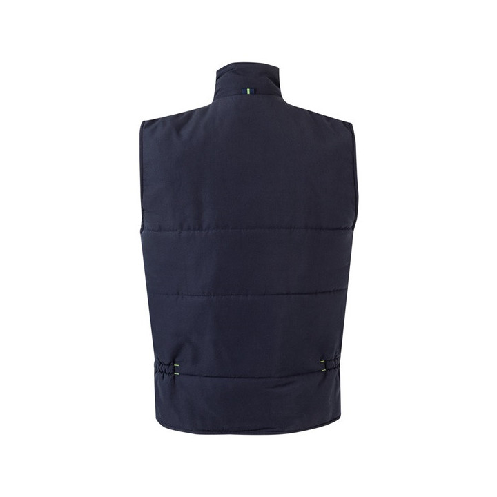 VL NERGAL. Colete acolchoado, bicolor multibolsos (120g/m²), em poliéster (100%)