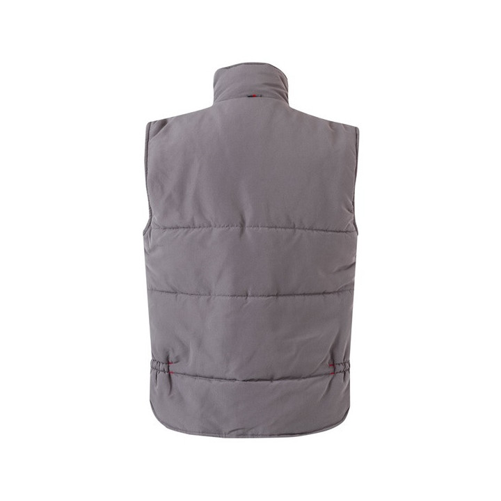VL NERGAL. Colete acolchoado, bicolor multibolsos (120g/m²), em poliéster (100%)