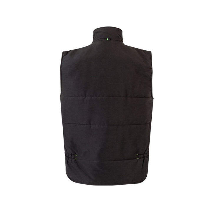 VL NERGAL. Colete acolchoado, bicolor multibolsos (120g/m²), em poliéster (100%)