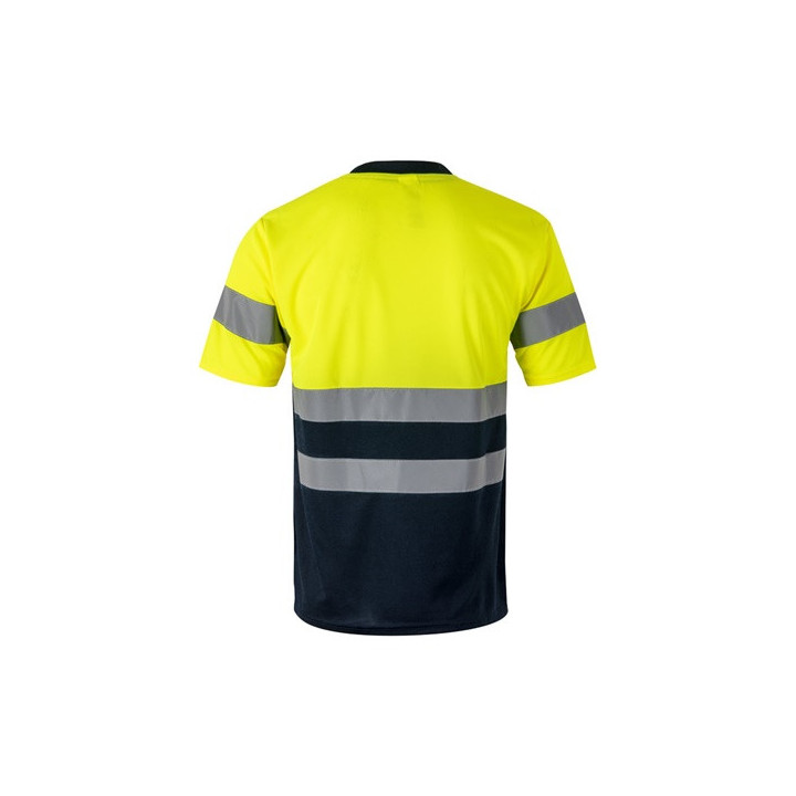 VL BRAHMA. T-shirt técnica bicolor bird-eye (140g/m²), em poliéster (100%)
