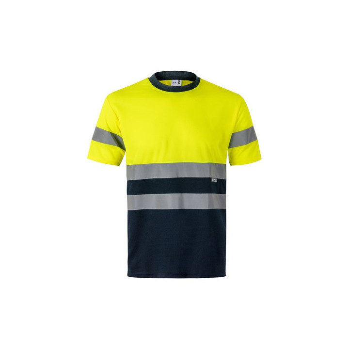 VL BRAHMA. T-shirt técnica bicolor bird-eye (140g/m²), em poliéster (100%)