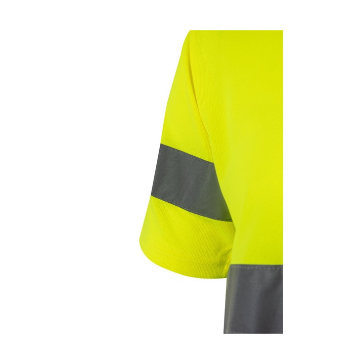 VL BRAHMA. T-shirt técnica bicolor bird-eye (140g/m²), em poliéster (100%)