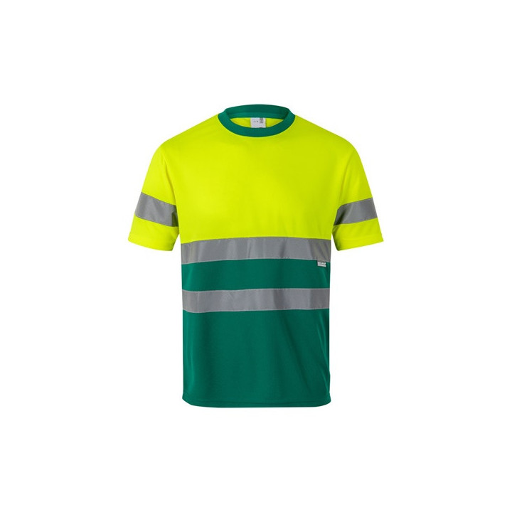 VL BRAHMA. T-shirt técnica bicolor bird-eye (140g/m²), em poliéster (100%)