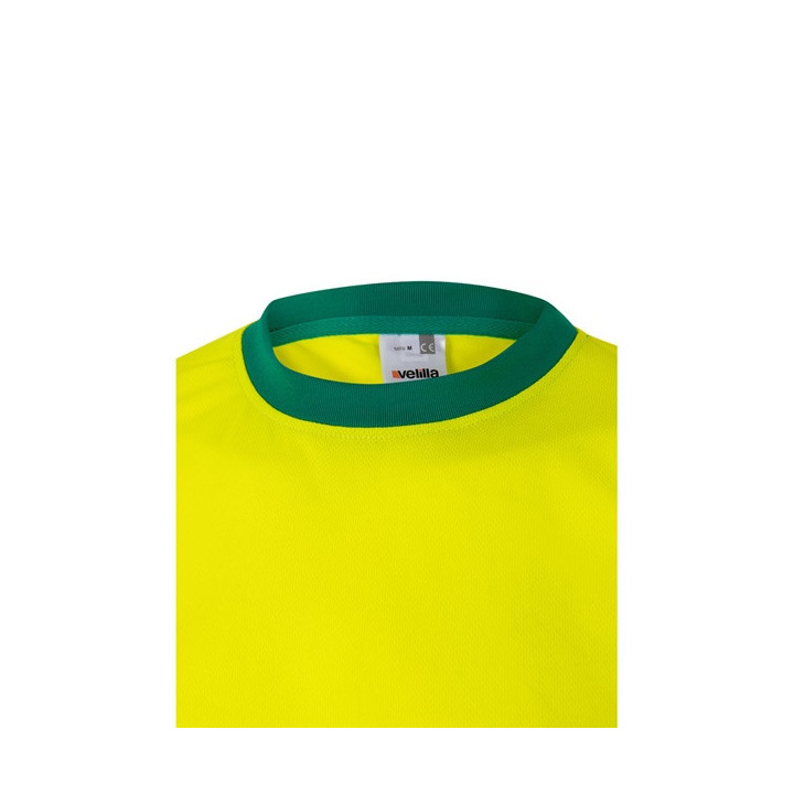 VL BRAHMA. T-shirt técnica bicolor bird-eye (140g/m²), em poliéster (100%)