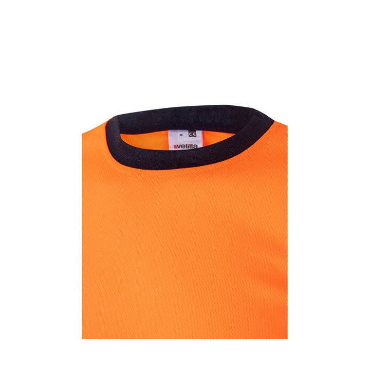 VL BRAHMA. T-shirt técnica bicolor bird-eye (140g/m²), em poliéster (100%)