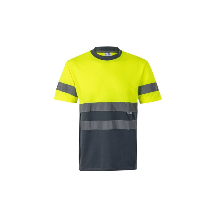 VL BRAHMA LARGE. T-shirt técnica bicolor bird-eye (140g/m²), em poliéster (100%)