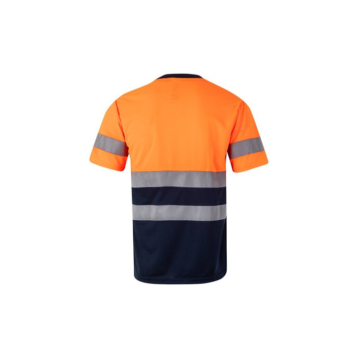VL BRAHMA LARGE. T-shirt técnica bicolor bird-eye (140g/m²), em poliéster (100%)