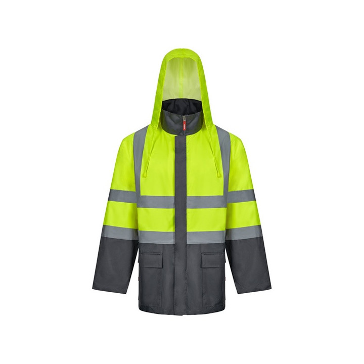 VL JUNO LARGE. Parka 4 em 1 bicolor (180g/m²), em poliéster (100%) com revestimento de PU