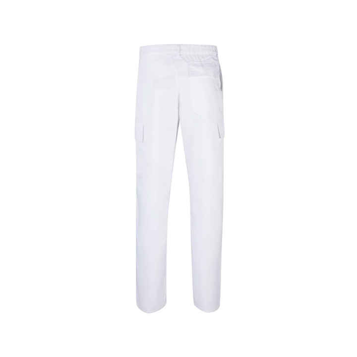 VL AINE. Calças em sarja (190g/m²) multibolsos, em algodão (20%) e poliéster (80%)
