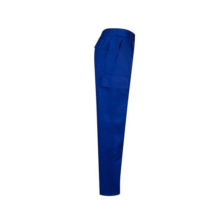 VL AINE. Calças em sarja (190g/m²) multibolsos, em algodão (20%) e poliéster (80%)
