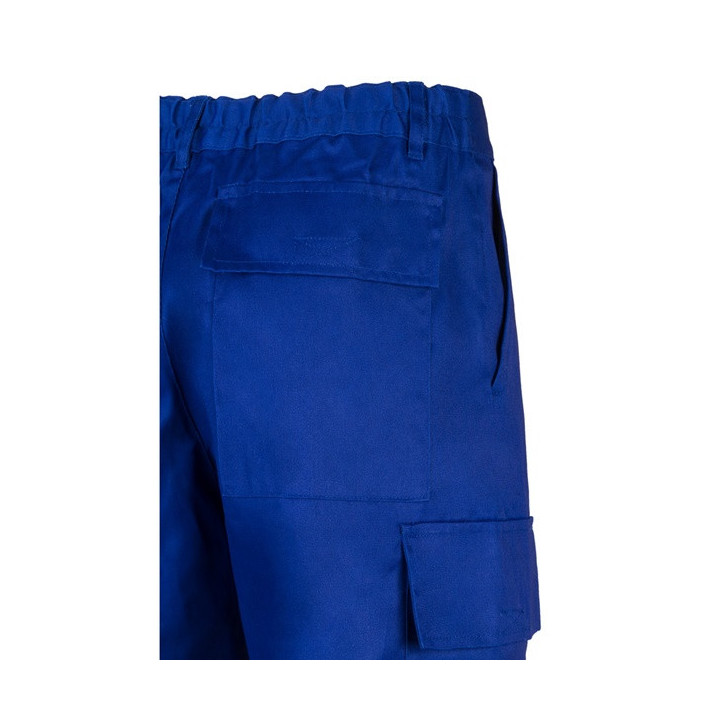 VL AINE. Calças em sarja (190g/m²) multibolsos, em algodão (20%) e poliéster (80%)