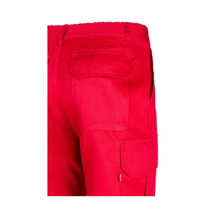 VL MABON. Calças em sarja (200g/m²) multibolsos,em algodão (35%) e poliéster (65%)