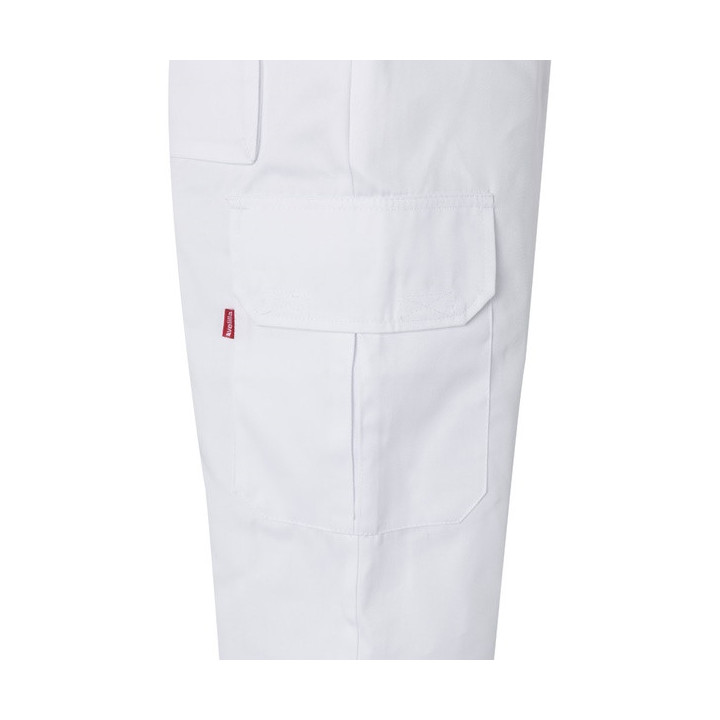 VL MABON. Calças em sarja (200g/m²) multibolsos,em algodão (35%) e poliéster (65%)