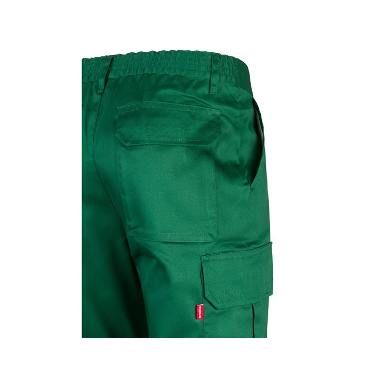 VL MABON. Calças em sarja (200g/m²) multibolsos,em algodão (35%) e poliéster (65%)