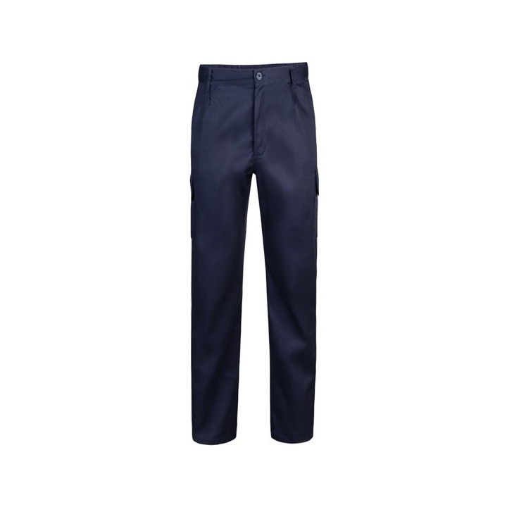 VL MABON. Calças em sarja (200g/m²) multibolsos,em algodão (35%) e poliéster (65%)