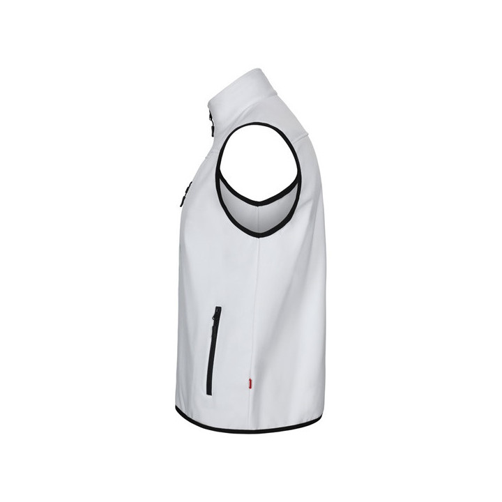 VL VARUNA. Colete soft shell (280g/m²), com forro polar, em poliéster (94%) e elastano (6%)