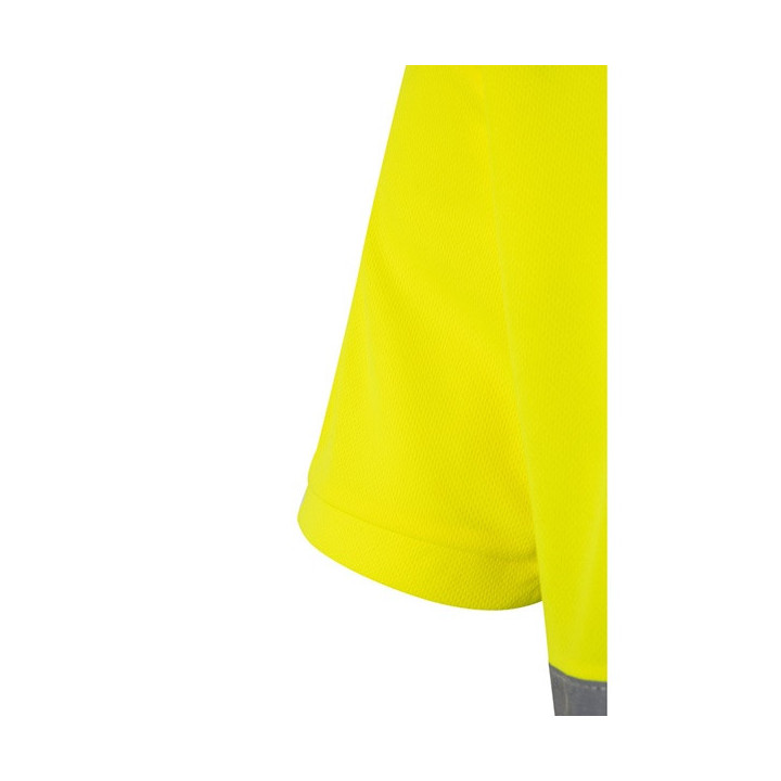 VL FORTUNA. Polo bird-eye (140g/m²) de manga curta, em poliéster (100%)