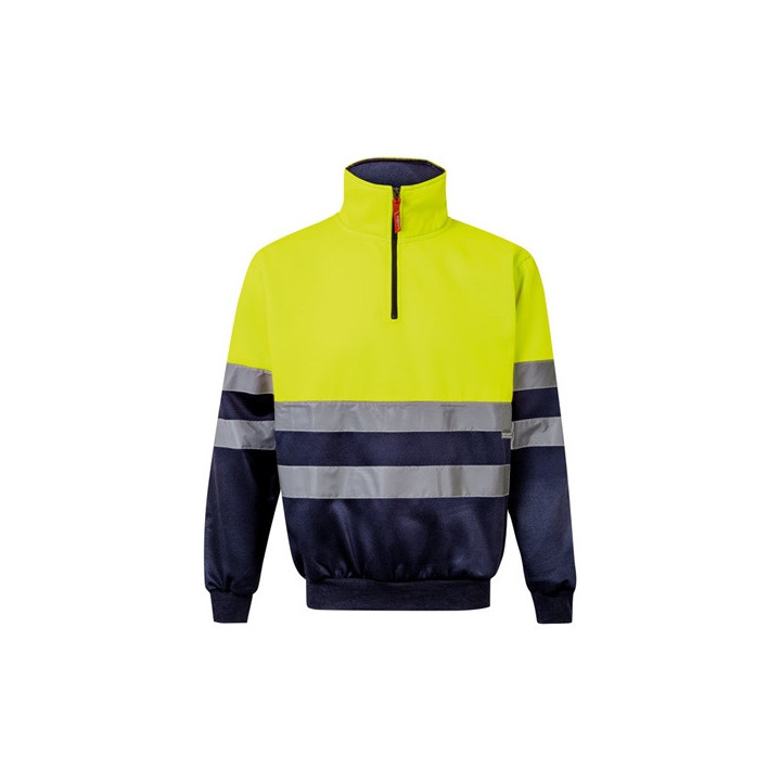 VL THOR LARGE. Sweatshirt bicolor (300g/m²) em felpa de poliéster (100%)