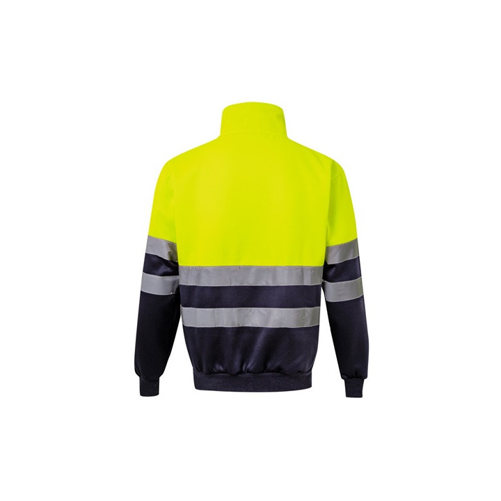 VL THOR LARGE. Sweatshirt bicolor (300g/m²) em felpa de poliéster (100%)