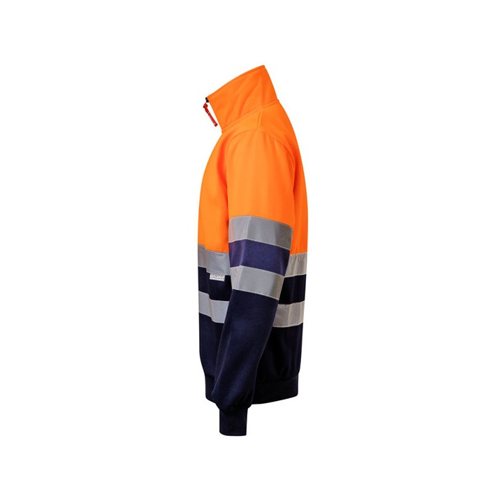 VL THOR LARGE. Sweatshirt bicolor (300g/m²) em felpa de poliéster (100%)