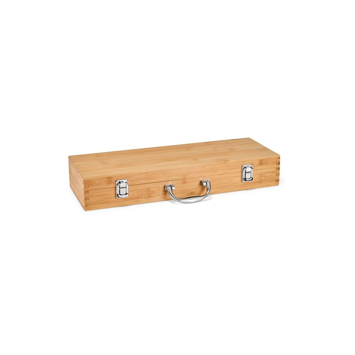 KABSA. Conjunto de utensílios em estojo de bambu