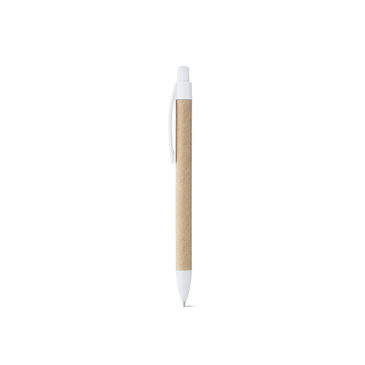 REMI. Esferográfica em papel 100% reciclado com clipe