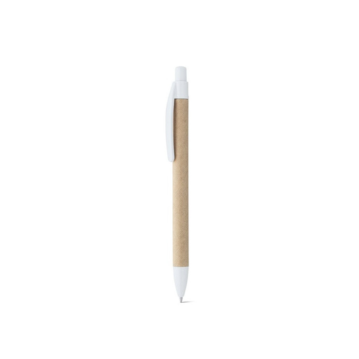 REMI. Esferográfica em papel 100% reciclado com clipe