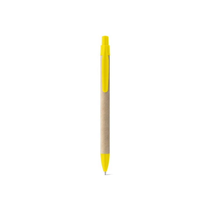 REMI. Esferográfica em papel 100% reciclado com clipe