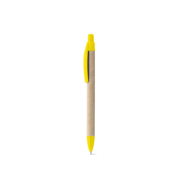 REMI. Esferográfica em papel 100% reciclado com clipe