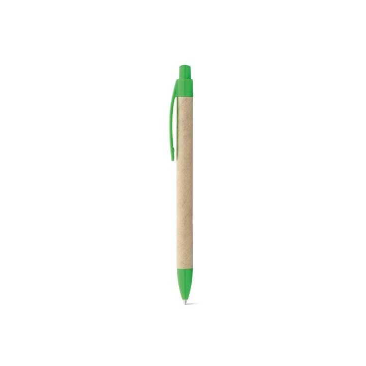 REMI. Esferográfica em papel 100% reciclado com clipe