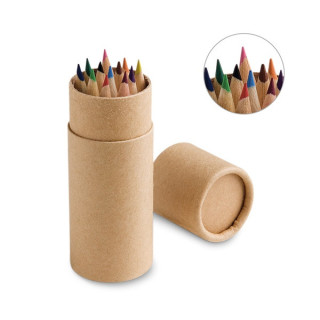 CYLINDER. Caixa com 12 lápis de cor
