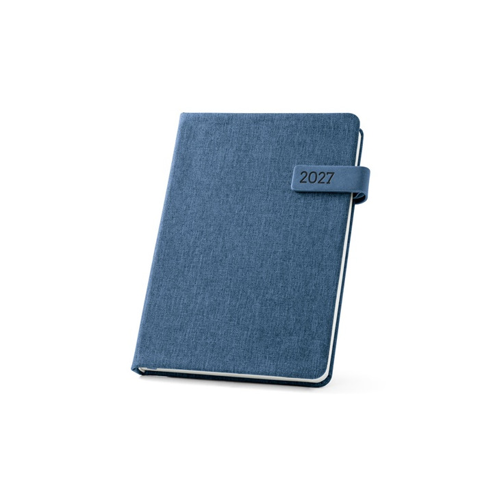 ANDRESEN A5. Agenda A5 em poliéster reciclado (100% rPET)