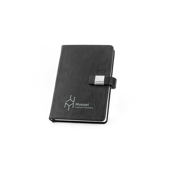MUSSET A5. Agenda A5 em PU (58% reciclado)