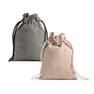 GIBRALTAR. Saco de oferta em algodão reciclado (70%) e poliéster (30% rPET) (140 g/m²)