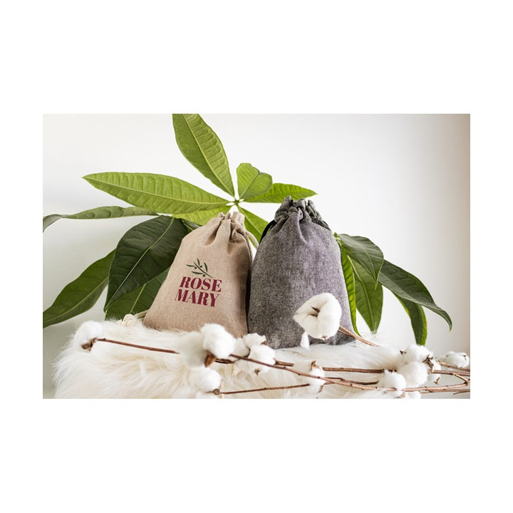 GIBRALTAR. Saco de oferta em algodão reciclado (70%) e poliéster (30% rPET) (140 g/m²)