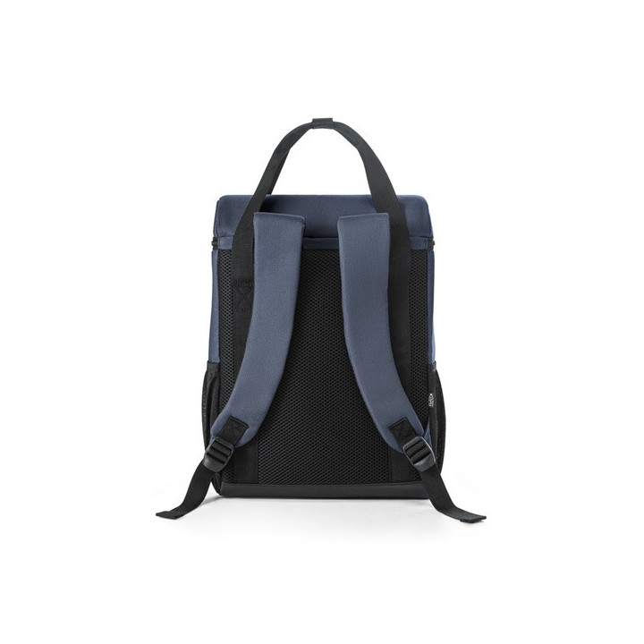ROMA L. Mochila térmica almofadada em poliéster reciclado 600D ripstop 16 L