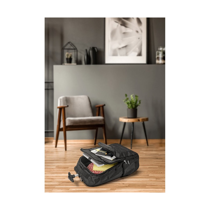 AVENIR. Mochila trolley para portátil 17'' em 1680D e 300D