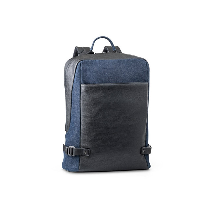 DIVERGENT BACKPACK I. Mochila para portátil até 15'6'' em ganga e PU