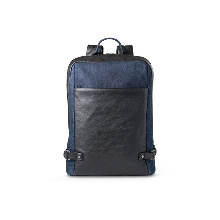 DIVERGENT BACKPACK I. Mochila para portátil até 15'6'' em ganga e PU