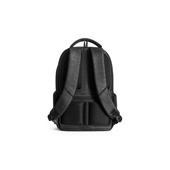RE-BOSTON. Mochila para computador portátil em Nylon reciclado 2Tone impermeável com compartimento em 210D poliéster reciclado