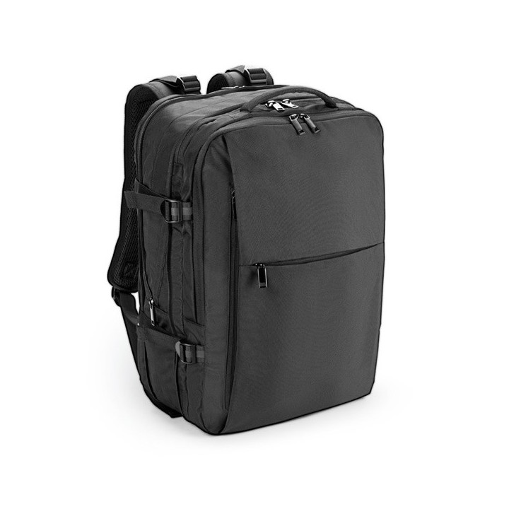DALLAS. Mochila de viagem em poliéster reciclado 600D de alta densidade para computador portátil 17'3"