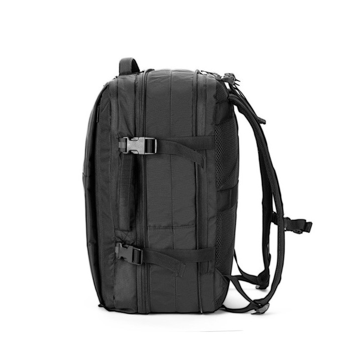 DALLAS. Mochila de viagem em poliéster reciclado 600D de alta densidade para computador portátil 17'3"