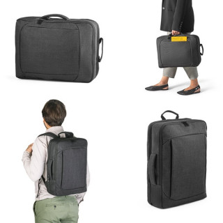 ALEXANDRIA. Mochila 2 em 1 em 600D para portátil 15'6"