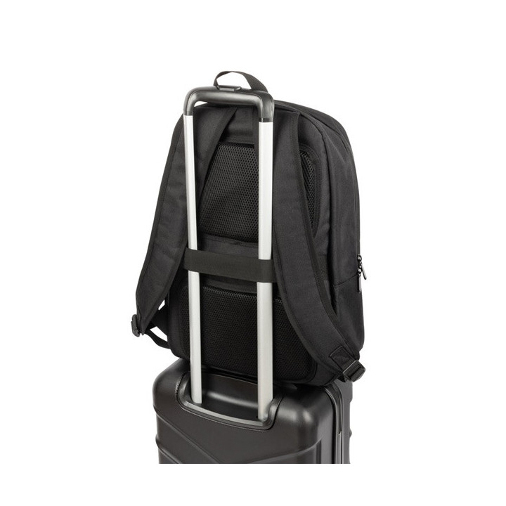 DRAMMEN. Mochila para computador portátil em poliéster reciclado 600D de alta densidade