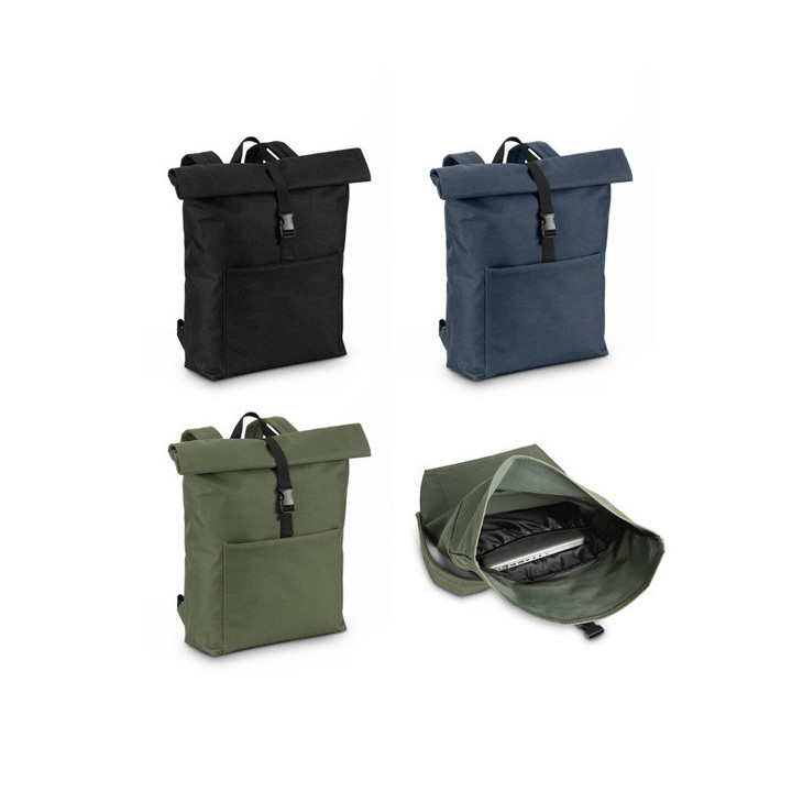 ATENAS. Mochila para computador portátil em 600D, com revestimento em 210D 17'3"
