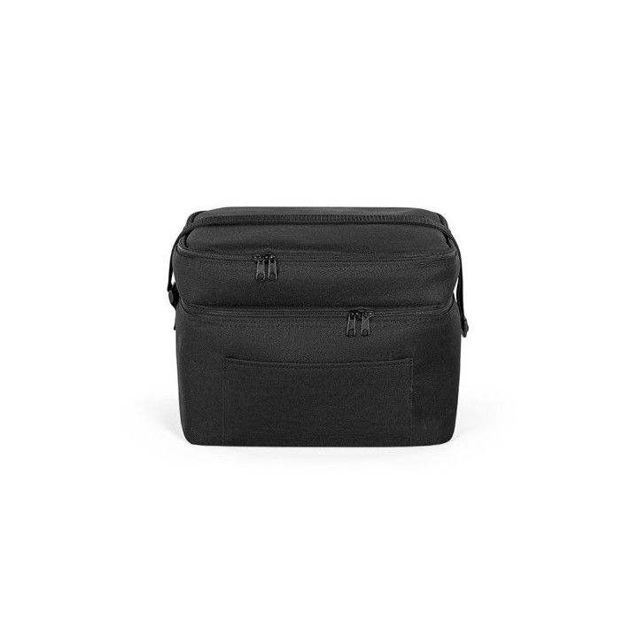 CANCUN LARGE. Saco térmico em poliéster reciclado 600D, com alça em webbing ajustável 14 L