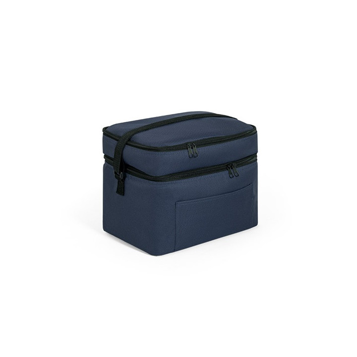 CANCUN LARGE. Saco térmico em poliéster reciclado 600D, com alça em webbing ajustável 14 L