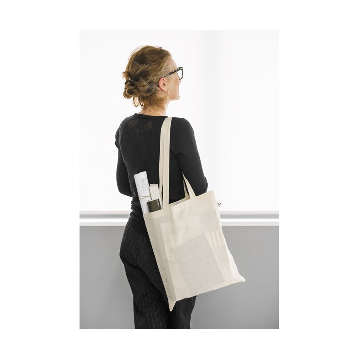 LEON. Saco 100% algodão orgânico (140 g/m²)